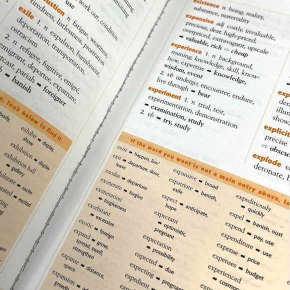 Scholastic Pocket Thesaurus (SCHOLASTIC REFERENCE) Paperback Book Student School - Picture 4 of 12
